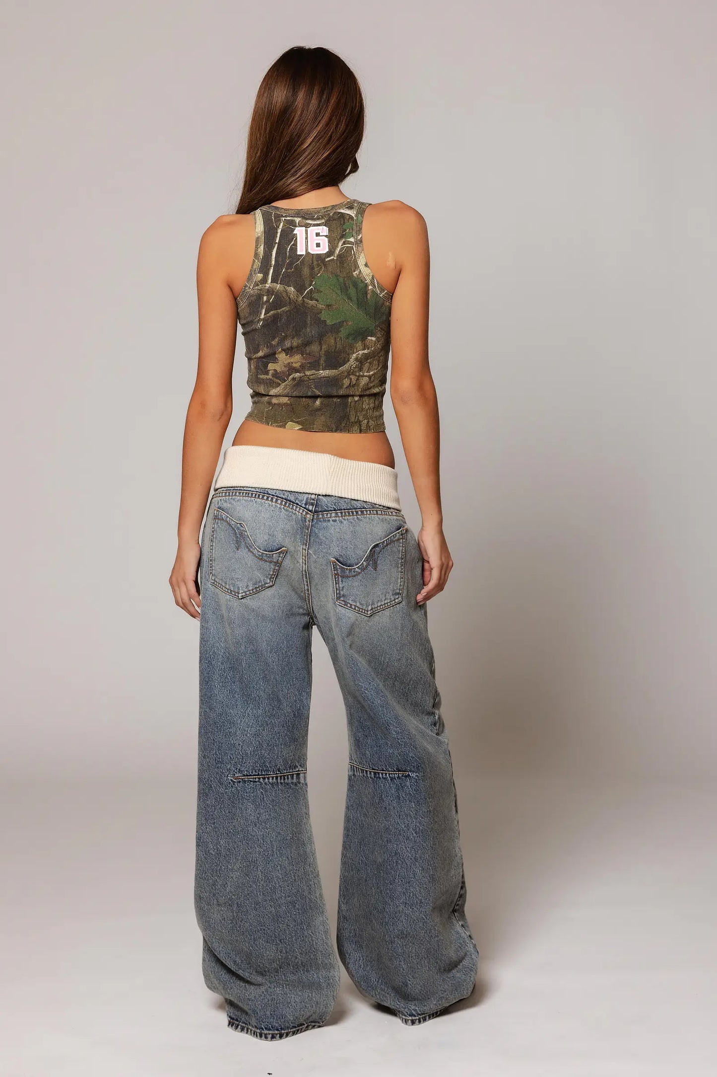 Jolanda™ | Tief sitzende Baggy-Jeans
