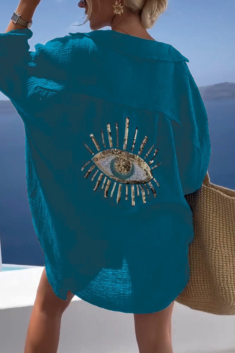 Aveda™ | Kristall-Auge Boho-Shirt