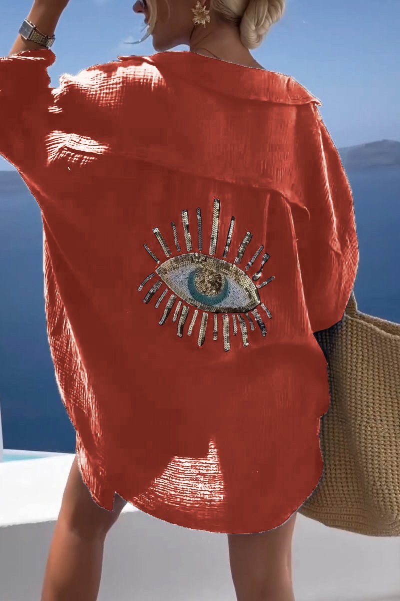 Aveda™ | Kristall-Auge Boho-Shirt