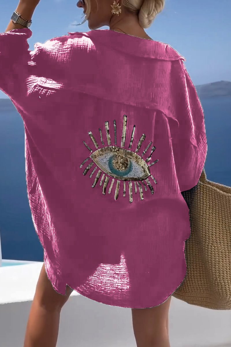 Aveda™ | Kristall-Auge Boho-Shirt