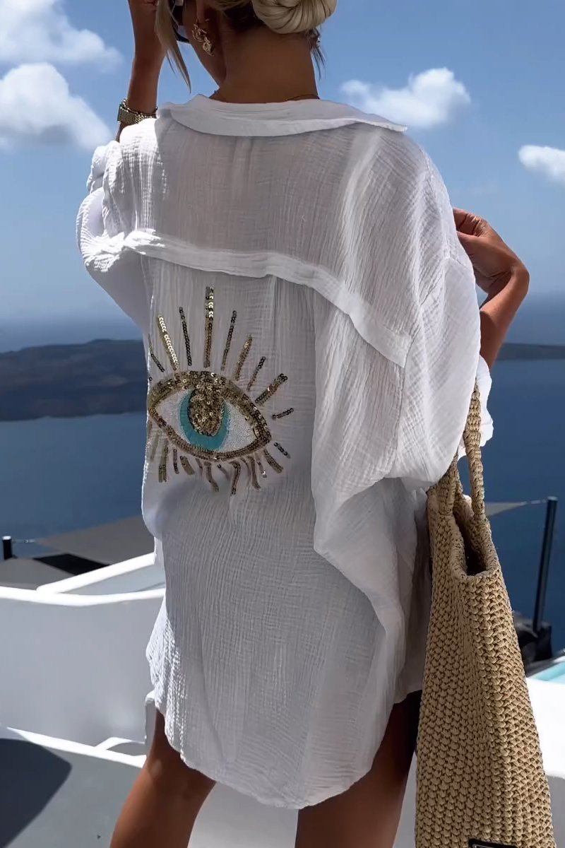 Aveda™ | Kristall-Auge Boho-Shirt