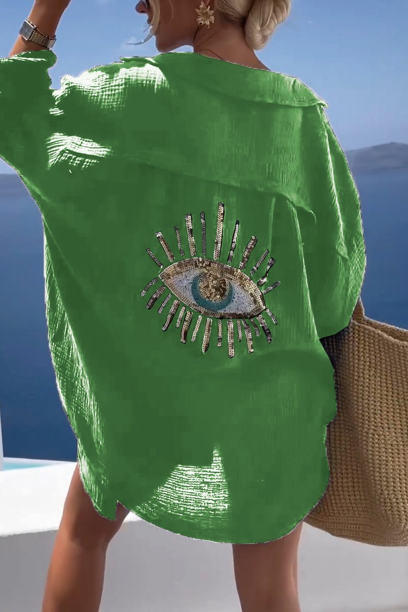 Aveda™ | Kristall-Auge Boho-Shirt