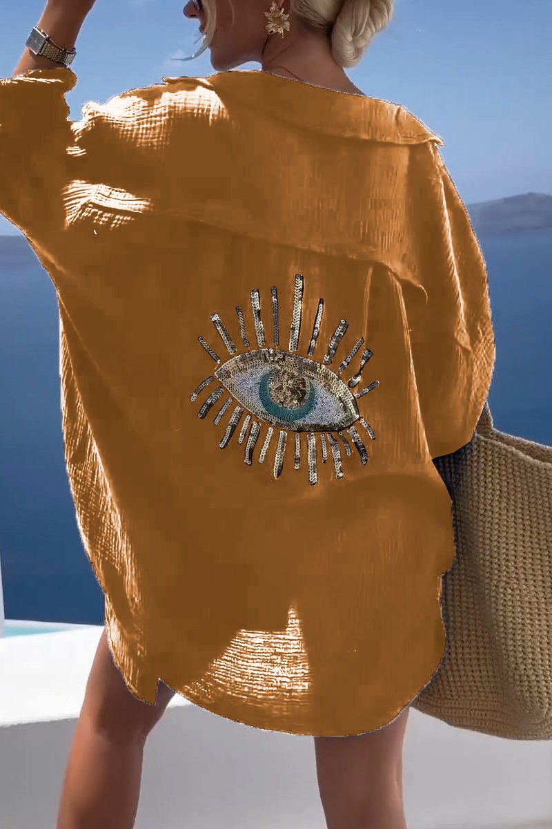 Aveda™ | Kristall-Auge Boho-Shirt