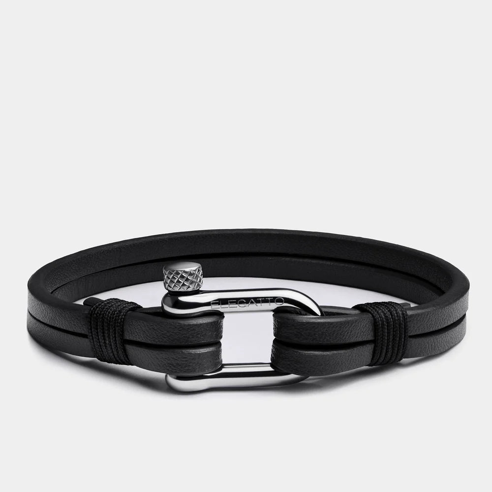 AvaStil™ | Titan-Haken-Lederarmband