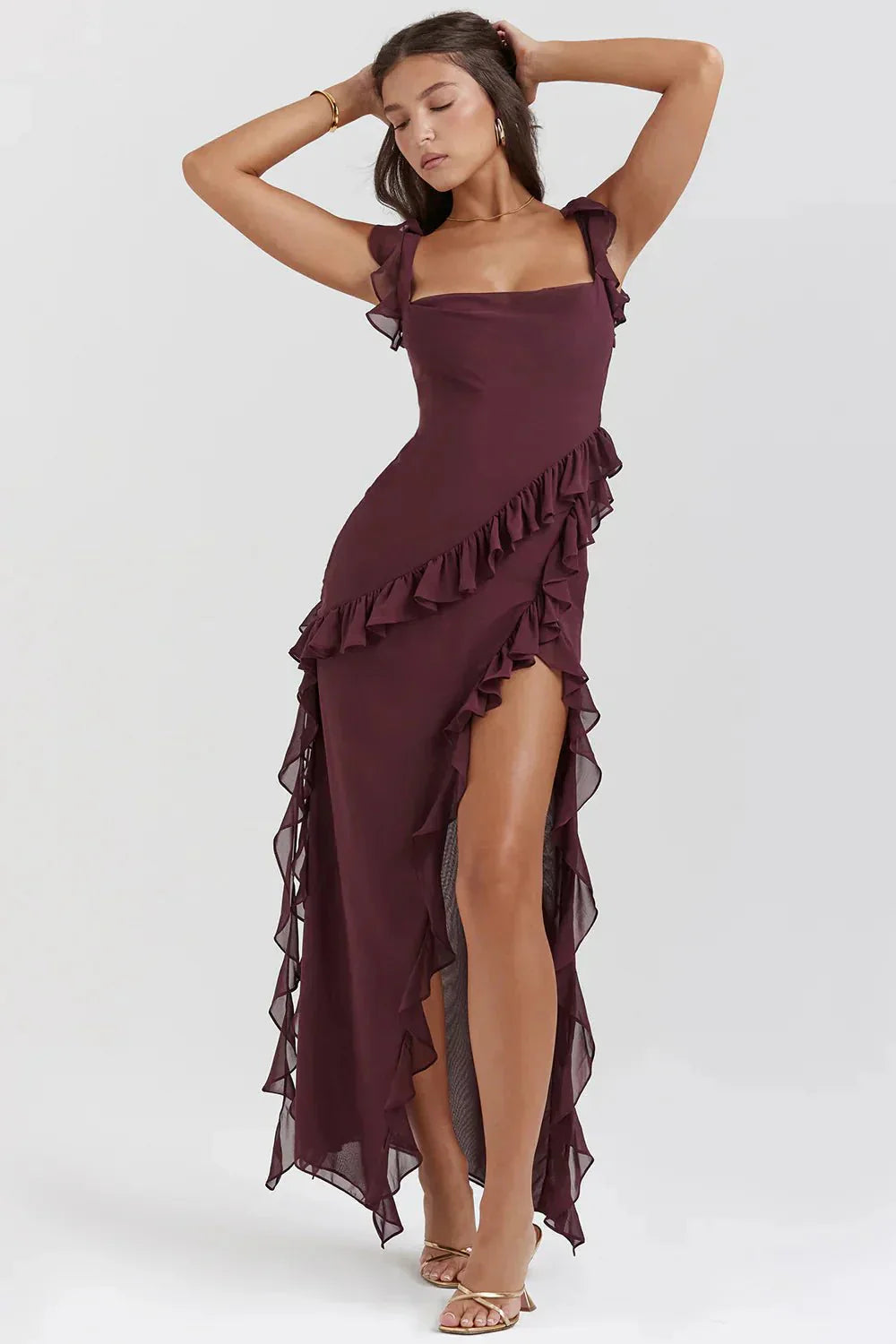 Elara™ | Stilvolles Maxi mit Schlitz