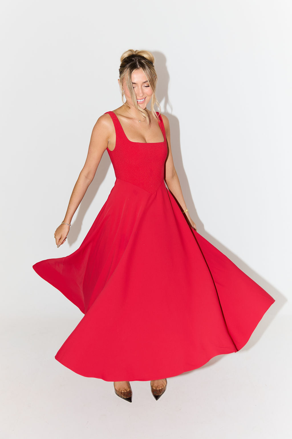 Aurenya™ | Anmutiges Fließendes Midikleid