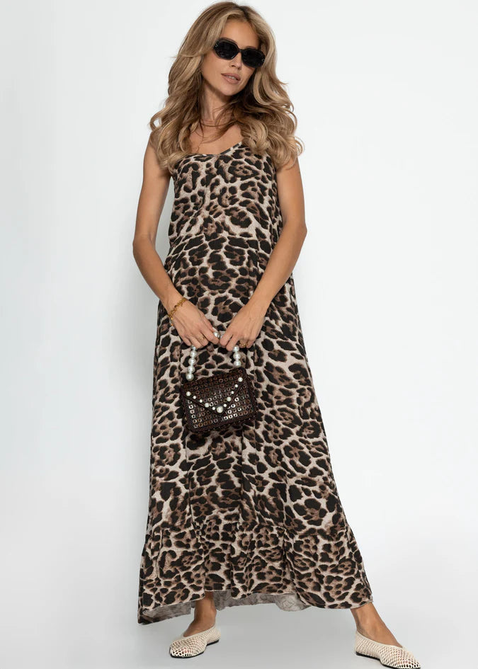 Sibylla™ | Leo-Print Sommerkleid