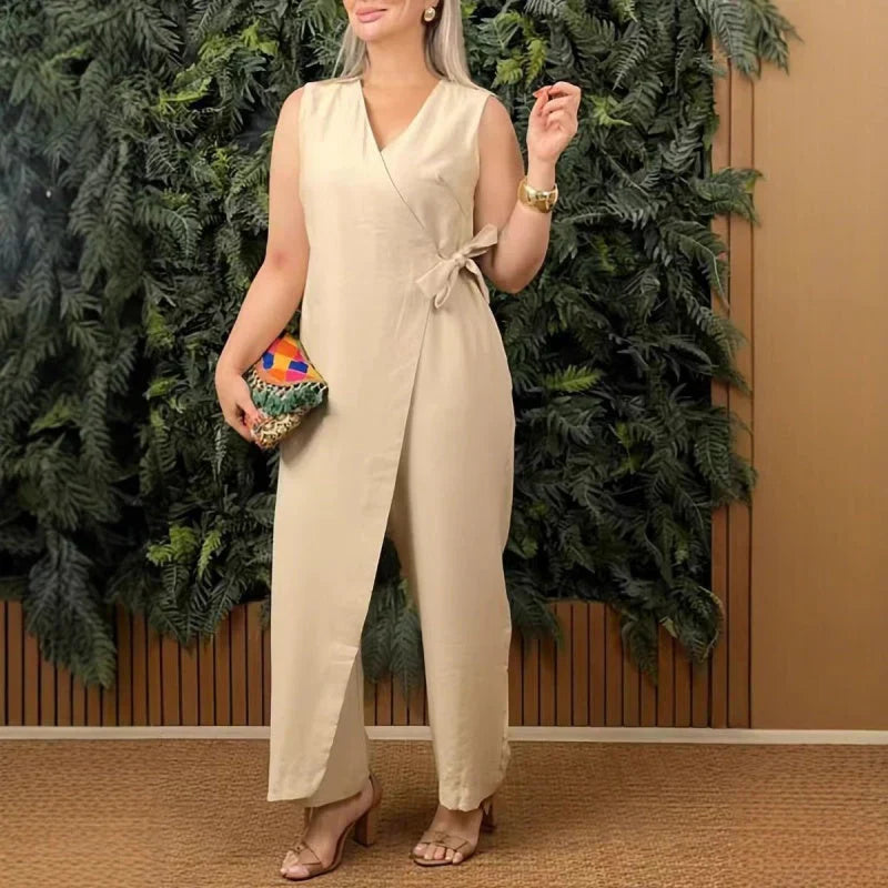 Viola™ | Jumpsuit mit V-Ausschnitt