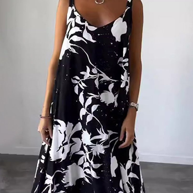 Joline™ | Ärmelloses Blumenkleid