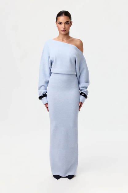 Fiara™ | Off-Shoulder Strickkleid
