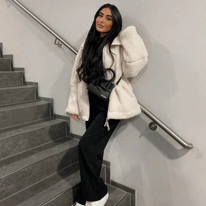 Veronika™ | Oversize-Teddy-Mantel