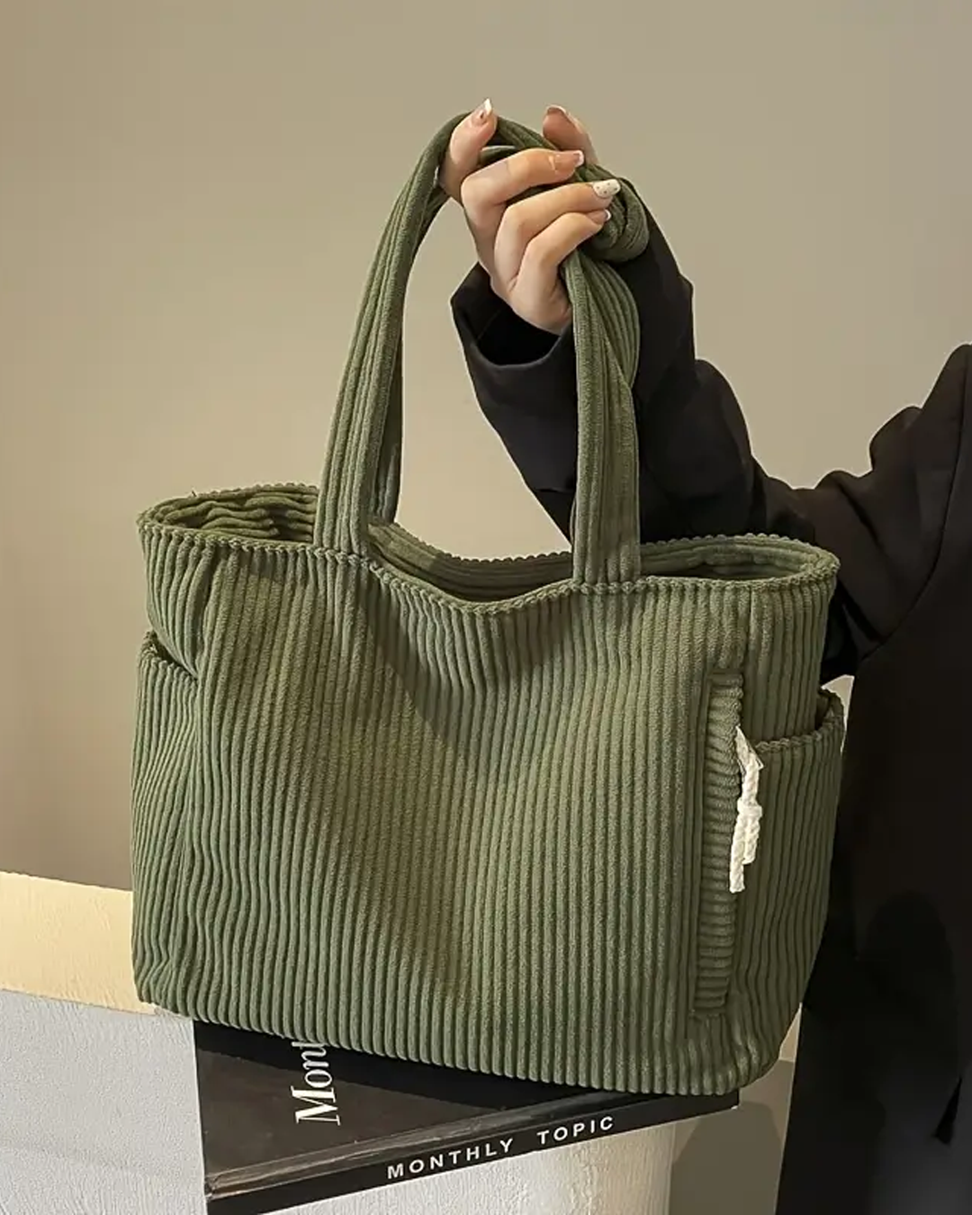 Elvara™ | Lässige Cordtasche