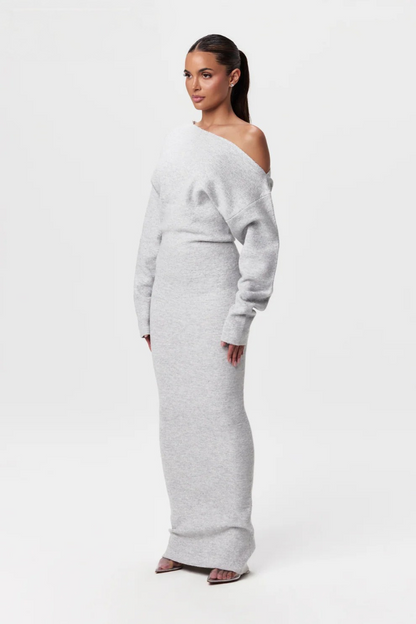 Fiara™ | Off-Shoulder Strickkleid