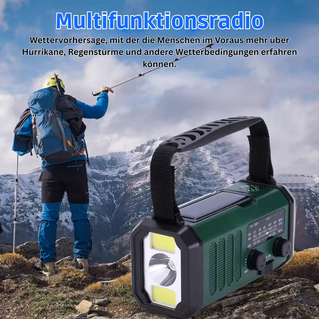 SafeTune™ | 4-in-1 Multifunktional Tragbares Notfallradio