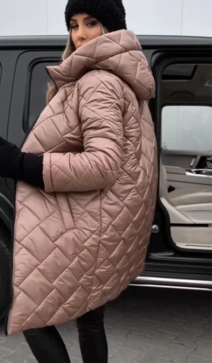 Isabell™ | Gesteppter Puffer-Mantel mit Kapuze