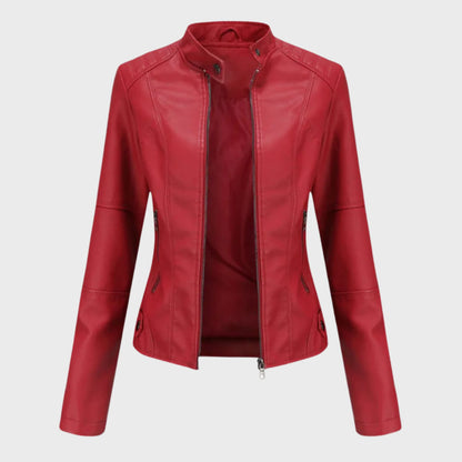 Bella™ | Winter Lederjacke