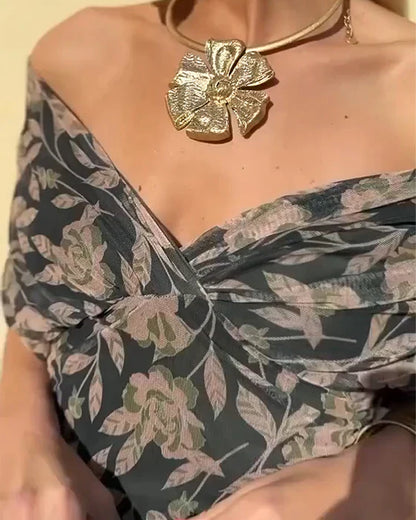 Alessa™ | Elegantes Off-Shoulder Kleid