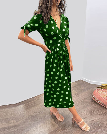 Alvina™ | Schickes Polka-Sommerkleid