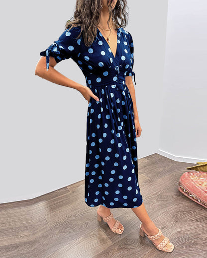 Alvina™ | Schickes Polka-Sommerkleid