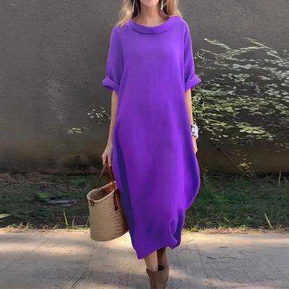 Stella™ | Elegantes Leinenkleid