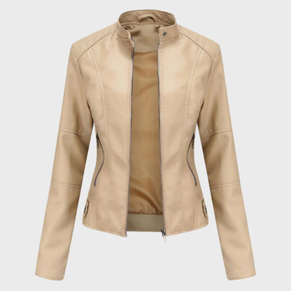 Bella™ | Winter Lederjacke