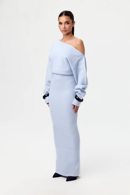 Fiara™ | Off-Shoulder Strickkleid
