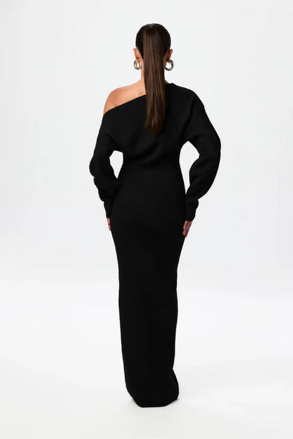 Fiara™ | Off-Shoulder Strickkleid