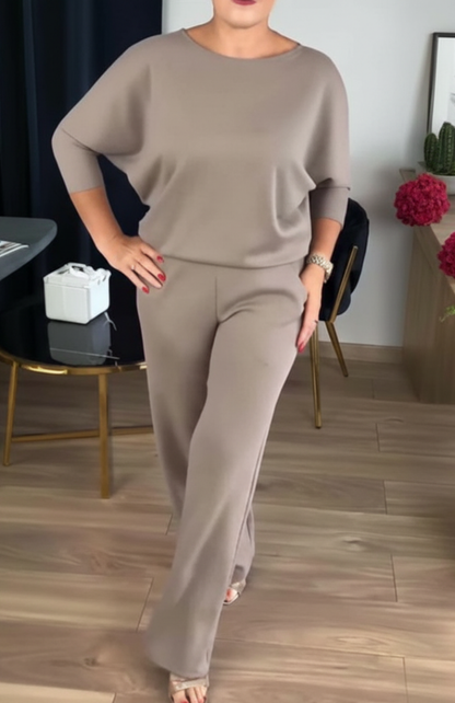 Veralyn™ | Eleganter Langer Mantel | 3-Teiliges Set