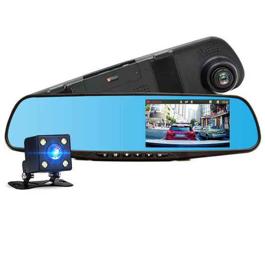DriveView™ | Auto-Spiegel DVR mit Front/Rückkamera