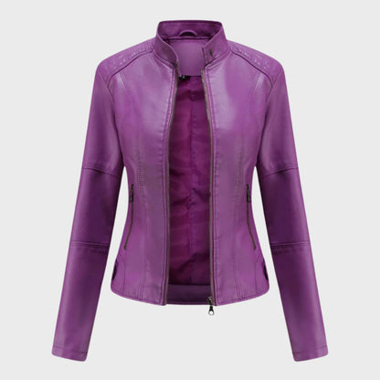 Bella™ | Winter Lederjacke