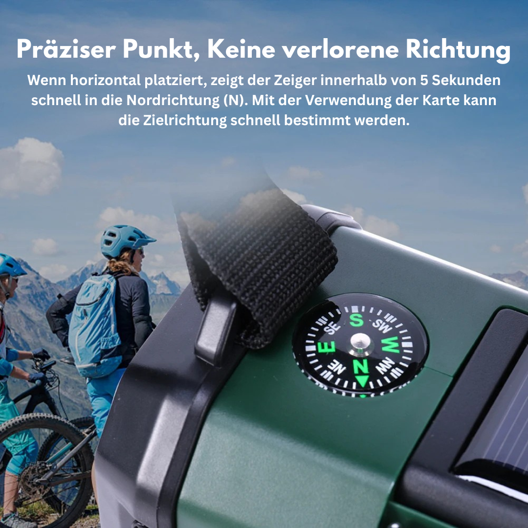 SafeTune™ | 4-in-1 Multifunktional Tragbares Notfallradio