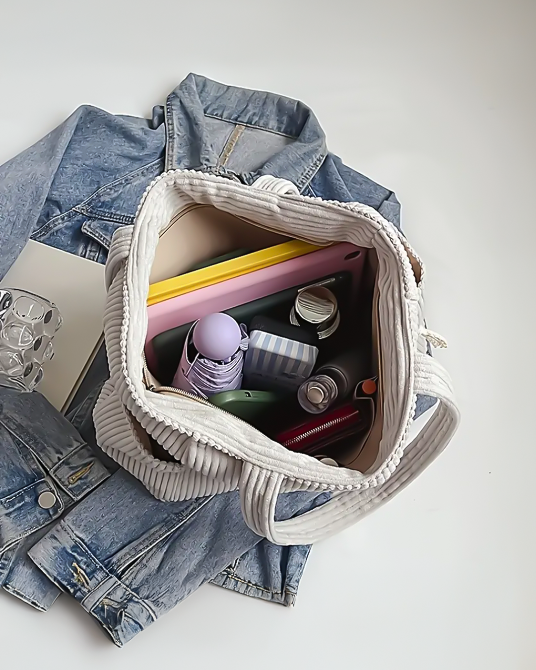 Elvara™ | Lässige Cordtasche