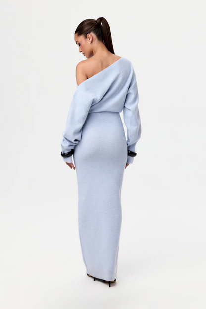 Fiara™ | Off-Shoulder Strickkleid