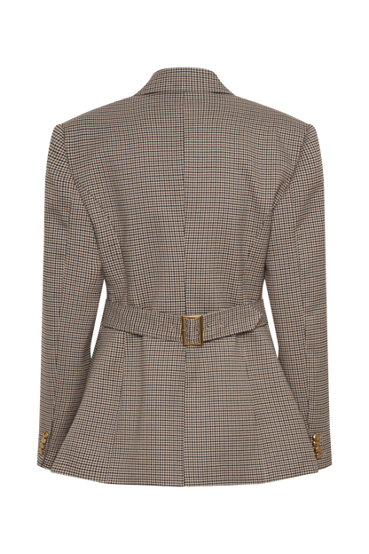 Clarina™ | Eleganter Karoblazer mit Taillierung