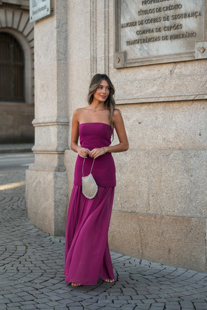 Isolde™ | Abendkleid mit fließendem Cape