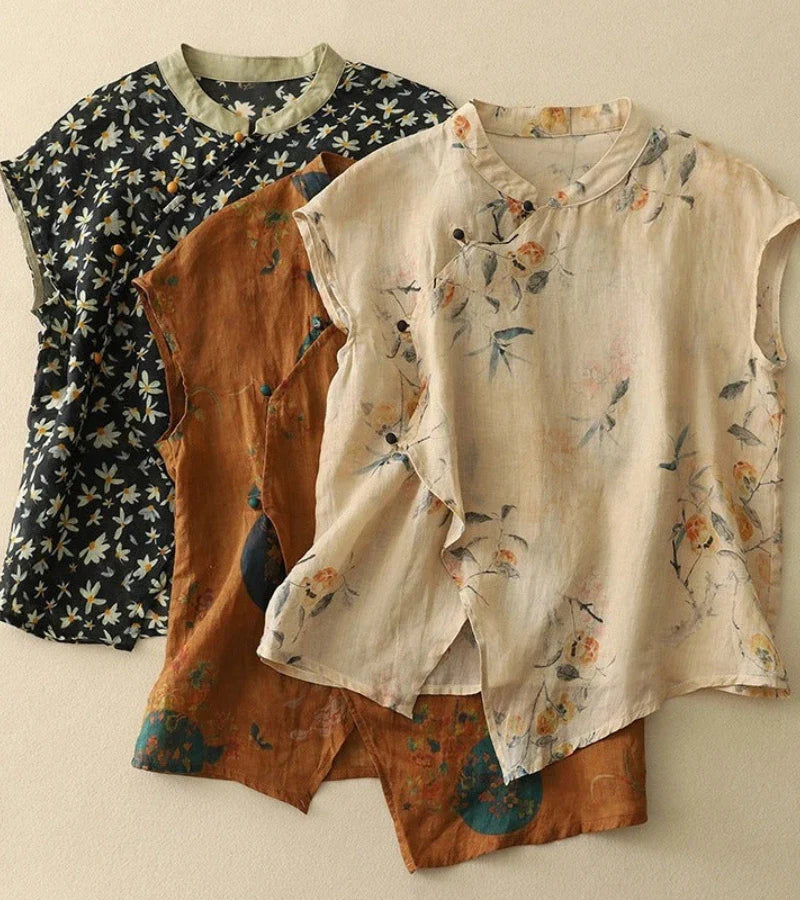 Marlisa™ | Vintage Besticktes Hemd