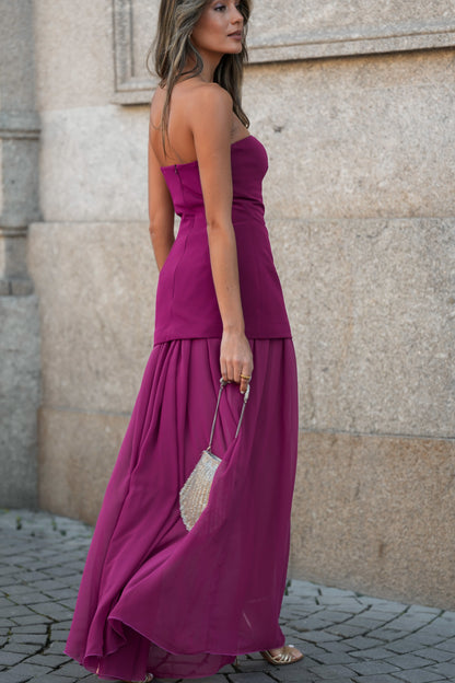 Isolde™ | Abendkleid mit fließendem Cape