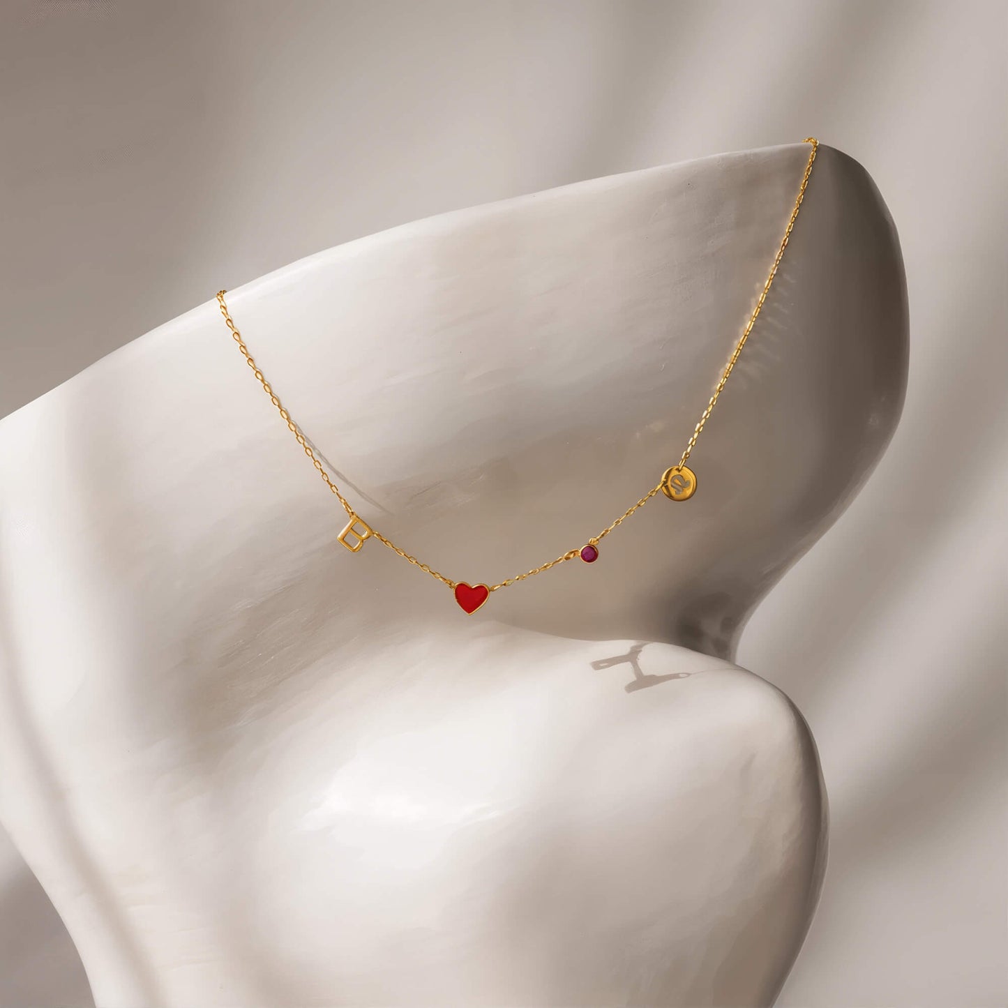 Personalisierte Herz-Kette