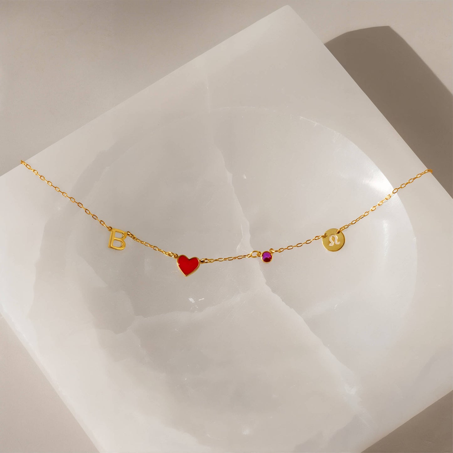 Personalisierte Herz-Kette