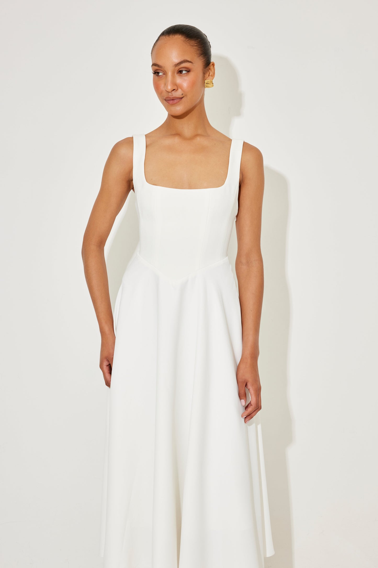 Aurenya™ | Anmutiges Fließendes Midikleid