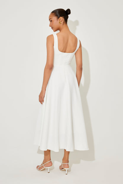 Aurenya™ | Anmutiges Fließendes Midikleid