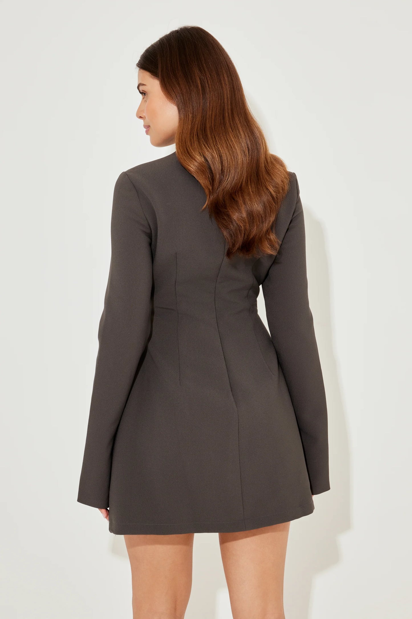 SelinaGold™ | Mini-Kleid mit Schlitzärmeln