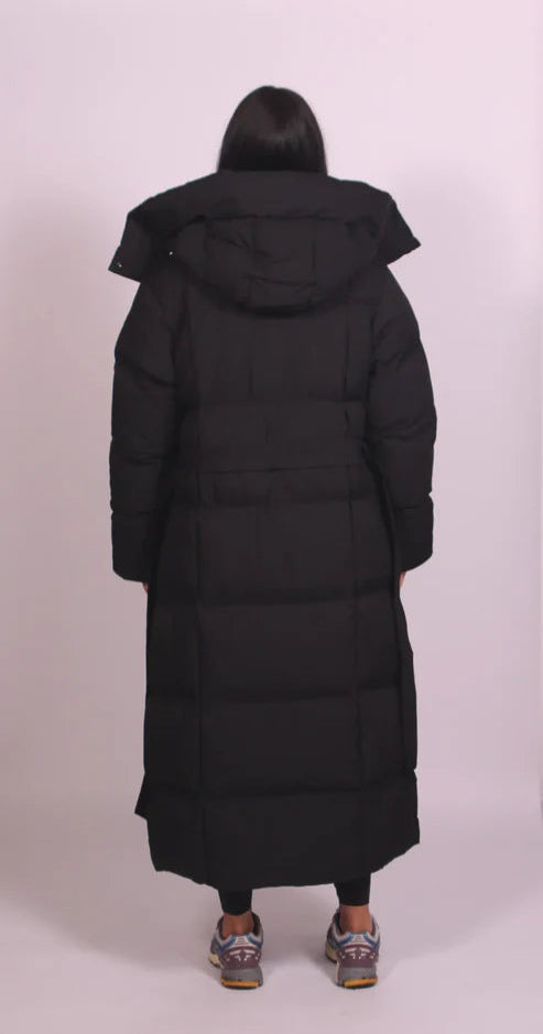Sarah™ | Langer Puffer-Mantel mit Gürtel