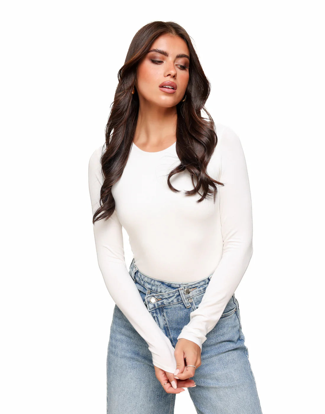 Traudl™ | Basic Langarm Top