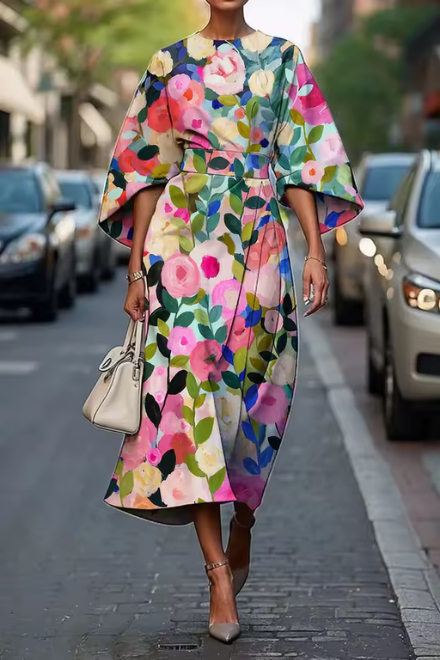 Serelise™ | Elegantes Blumenkleid
