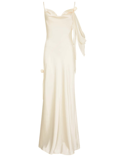 Rhea™ | Luxus Kleid mit Kapuzenkragen