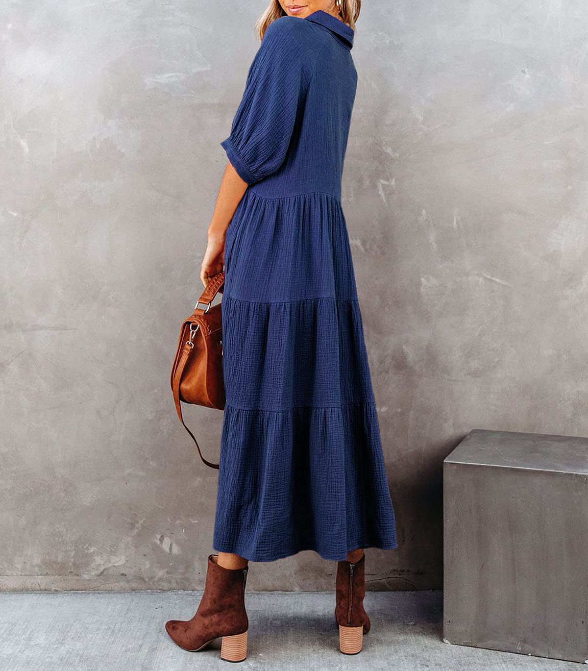 Luna | Luxuriöses Hemdkleid mit Rüschen