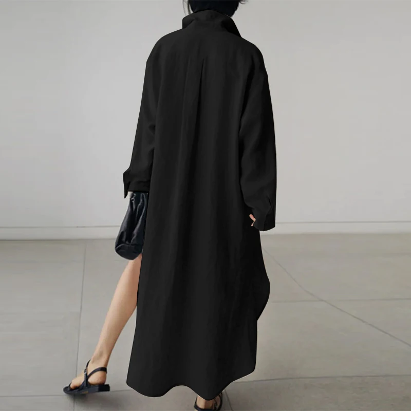 Luna | Lockeres Oversize-Hemdkleid