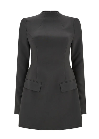 SelinaGold™ | Mini-Kleid mit Schlitzärmeln