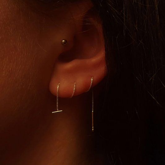 Mühelose Kettenohrringe